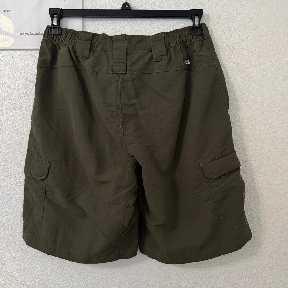 The North Face‎ Shorts Mens S Olive Green Nylon Cargo Hiking Gorpcore Outdoor
